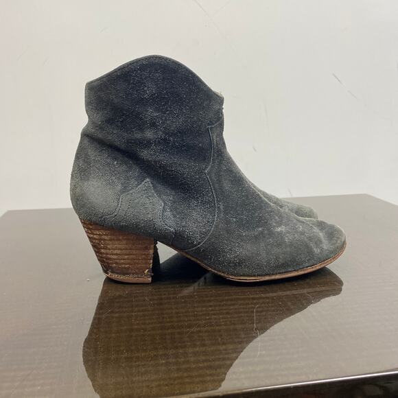 Isabel Marant Etoile Dicker Zip Ankle Booties Women's 37 US 7 - Picture 3 of 16